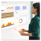 Beispielgrafik: Entwicklung der Kennzahlen